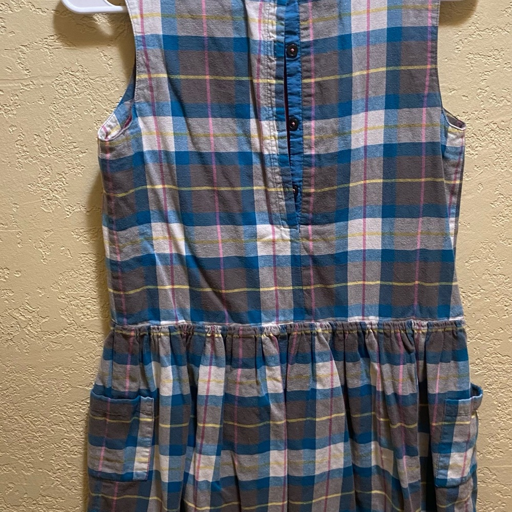 Mini Boden girl’s plaid dress - Picture 3 of 3